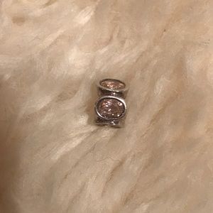 Retired Pandora Pink Gem Charm